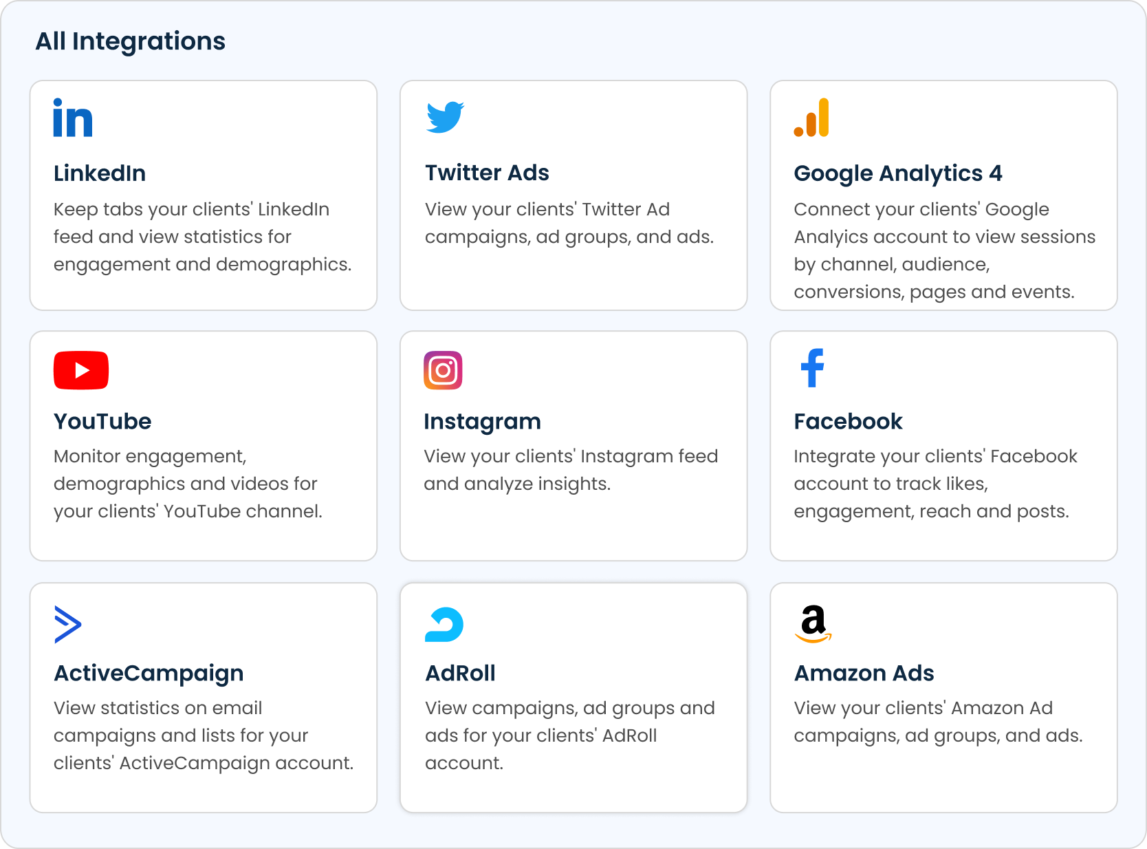 Multi-Channel Data Integration